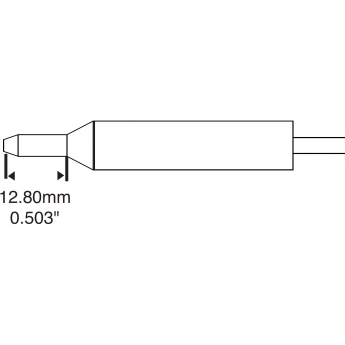 Жало паяльное METCAL DCP-CNL3 удлиненное для MFR-H5-DS 0.79 х 2.05 мм
