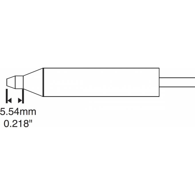 Жало паяльное METCAL для MFR-H5-DS с отверстием 1.31 x 2.65 мм DFP-CN5