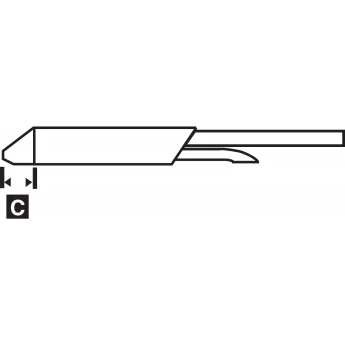 Паяльное жало METCAL для паяльников MFR-H5, MX-DS1, CV-H5-DS конус 2.41 × 3.18 мм DSC-6CN0024S