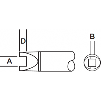 Жало паяльное для MFR-H1 METCAL CHIP 0805 RCP-SL2