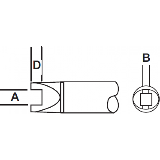 Жало паяльное METCAL для MFR-H1 CHIP 0805 RFP-SL1