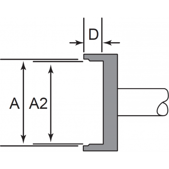 Паяльное жало METCAL для паяльника MX-H1-AV, VQFP 100 (EIJA) SMTC-0118