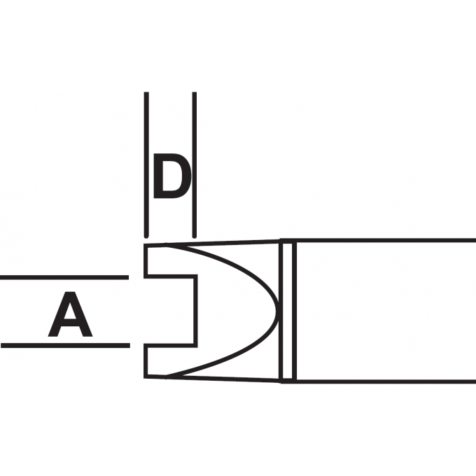 Жало паяльное METCAL для MX Chip 0402 0603 0805 SMTC-588