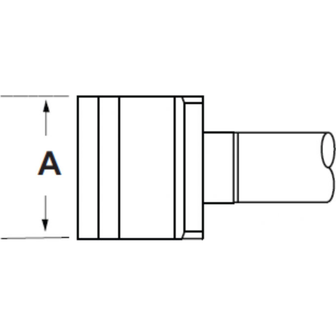Жало паяльное прямое лезвие METCAL для MX 15 мм SMTC-8BL150